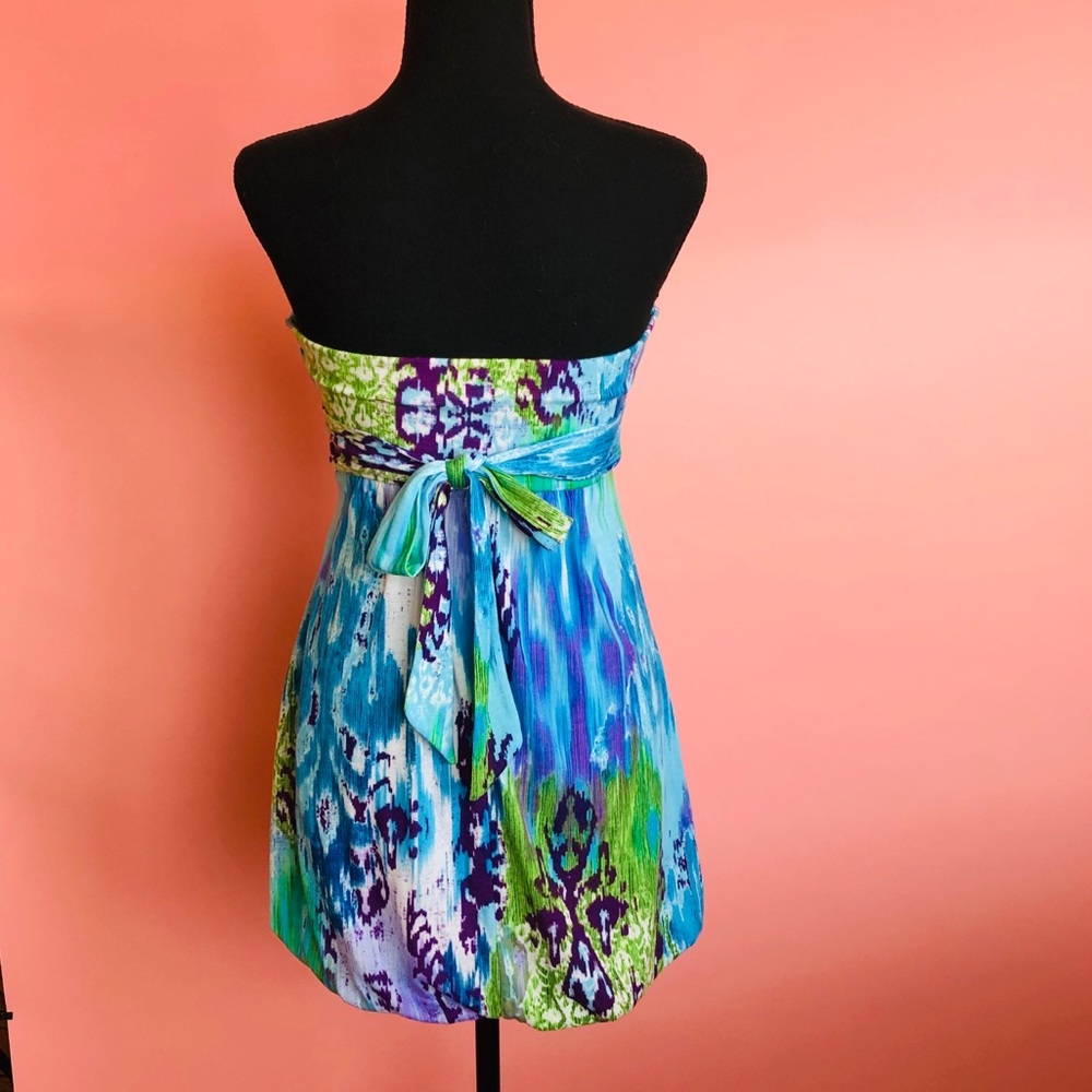 SUPER CUTE RUBY ROX STRAPLESS DRESS - Picture 2 of 4